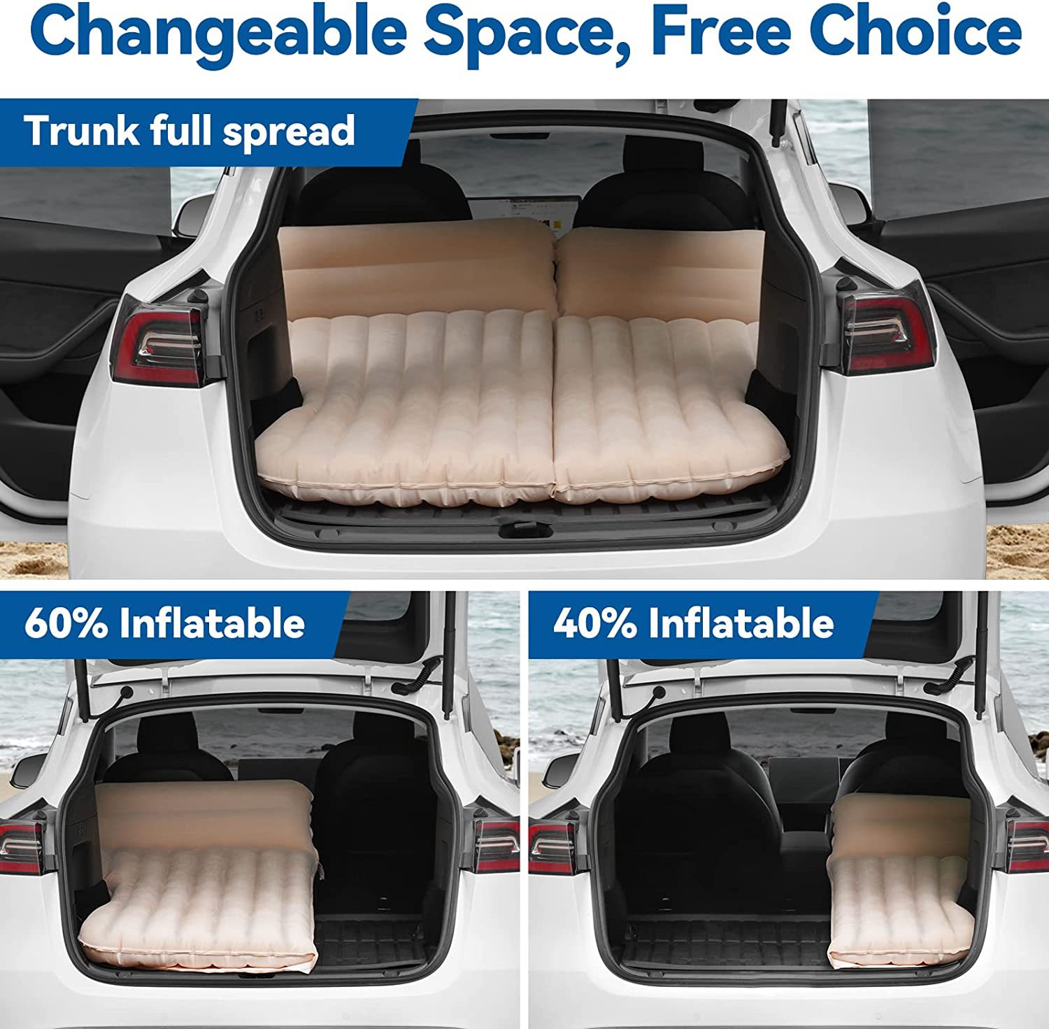 Car Inflatable Bed For Tesla M - Outdoor Y Camping reseña y precio