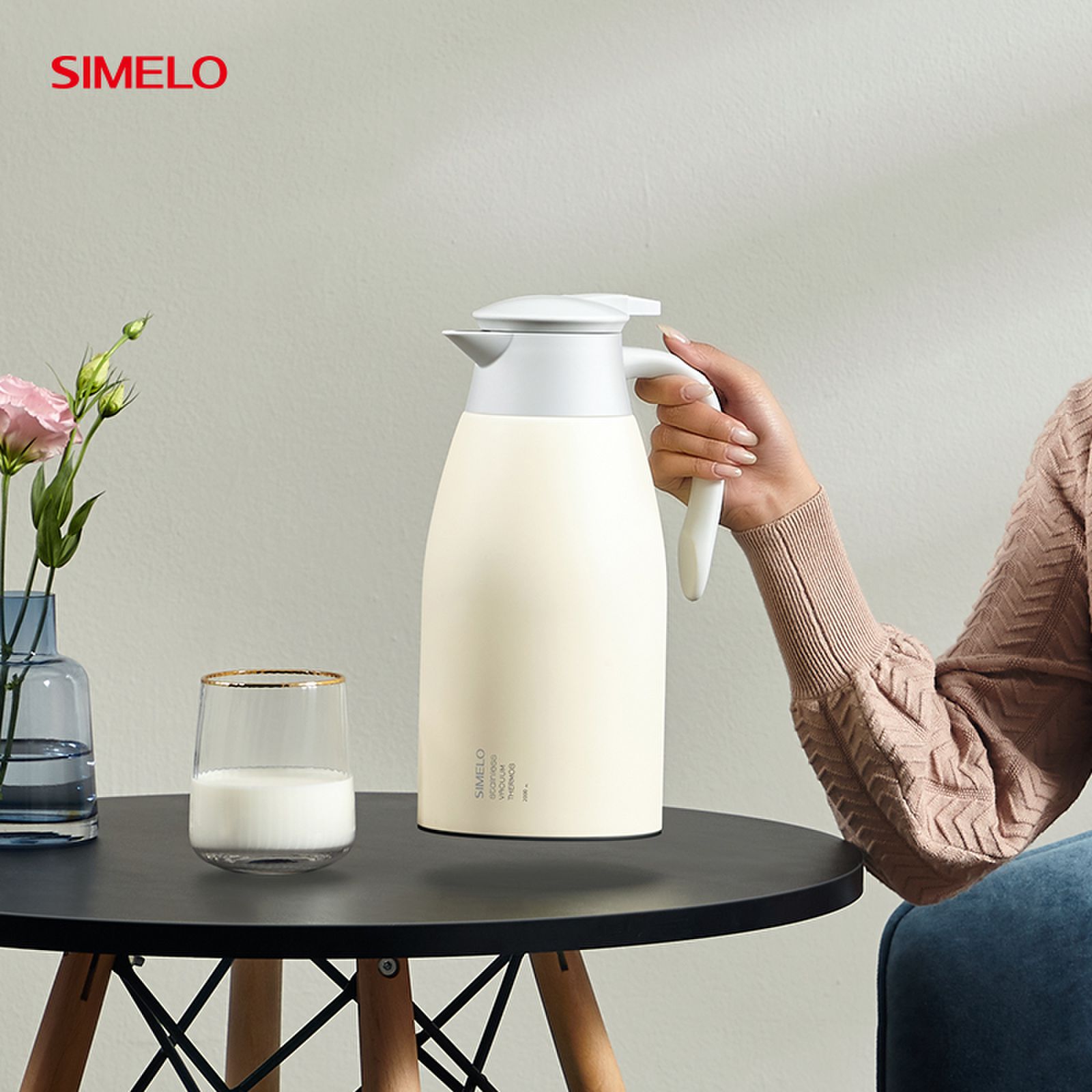 SIMELO 2L Large Capacity Vacuu - Vacuum Insulated Flask reseña y precio