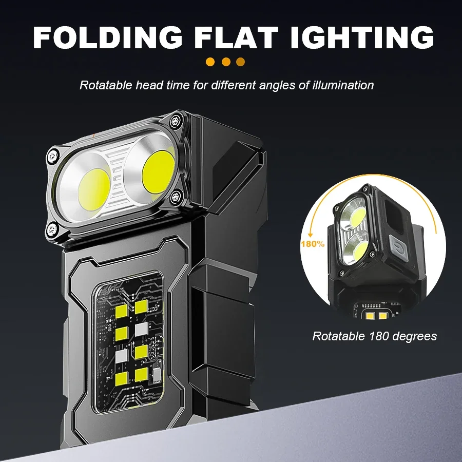 Portable LED COB Flashlight Re - Outdoor Camping Hat reseña y precio