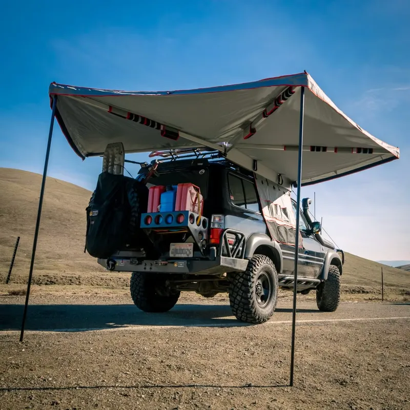 Retractable Fast Open 270 Degr - Outdoor Camping Awning reseña y precio