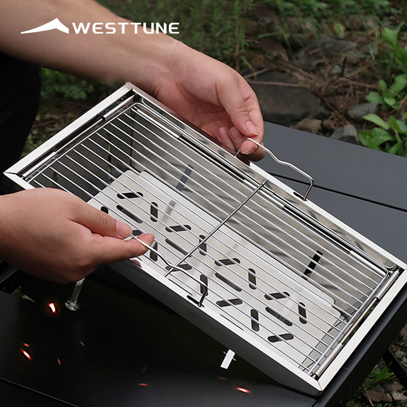 WESTTUNE IGT Barbecue Grill Fo - Outdoor Camping Stove Wood reseña y precio