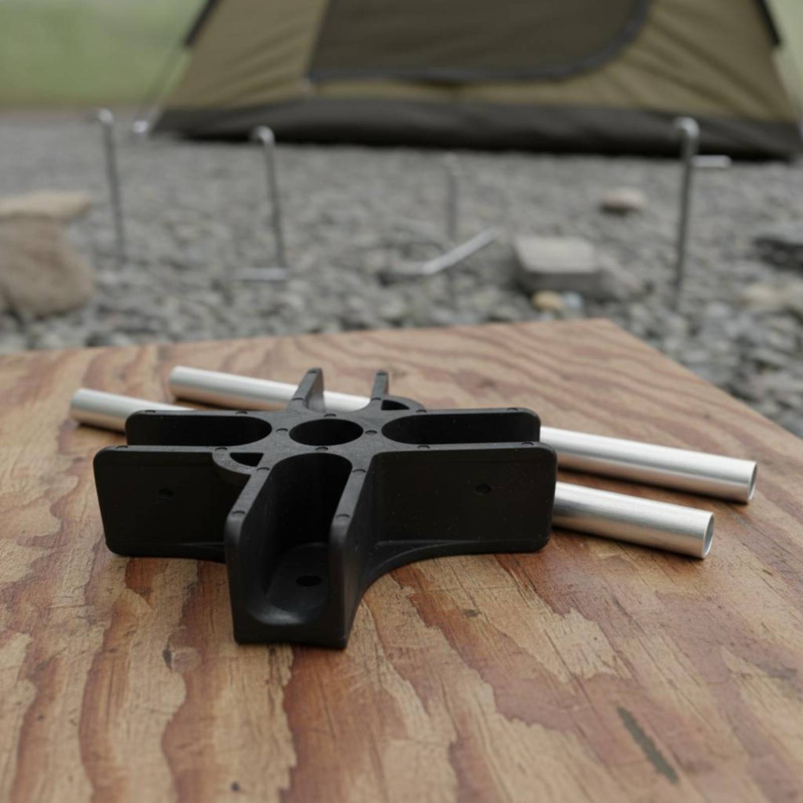 Oval Tube Connector Base Long- - Outdoor Camping Kit reseña y precio