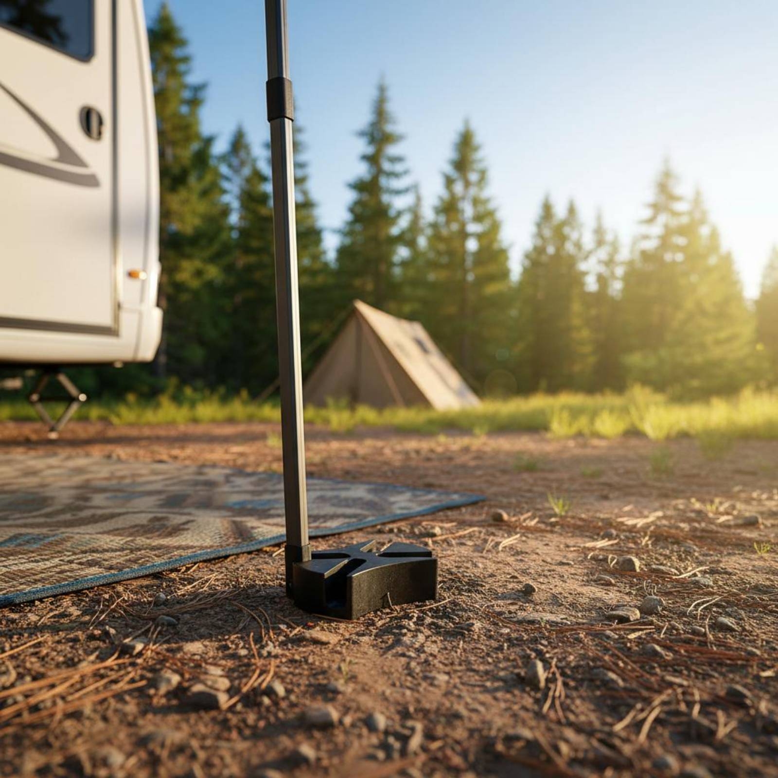Oval Tube Connector Base Long- - Outdoor Camping Kit reseña y precio