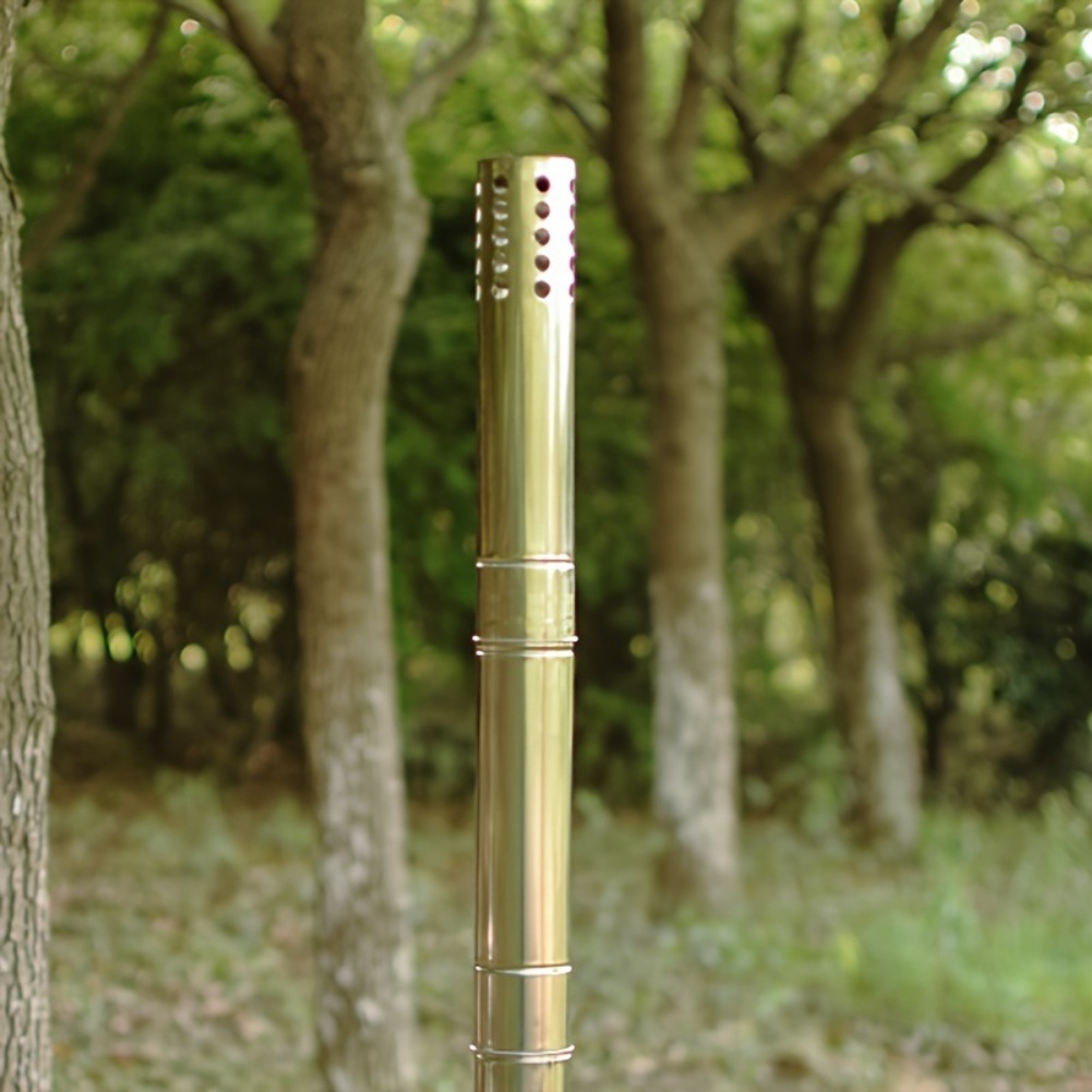 Stainless Steel Smoke Pipe Kit - Outdoor Camping Stove Wood reseña y precio