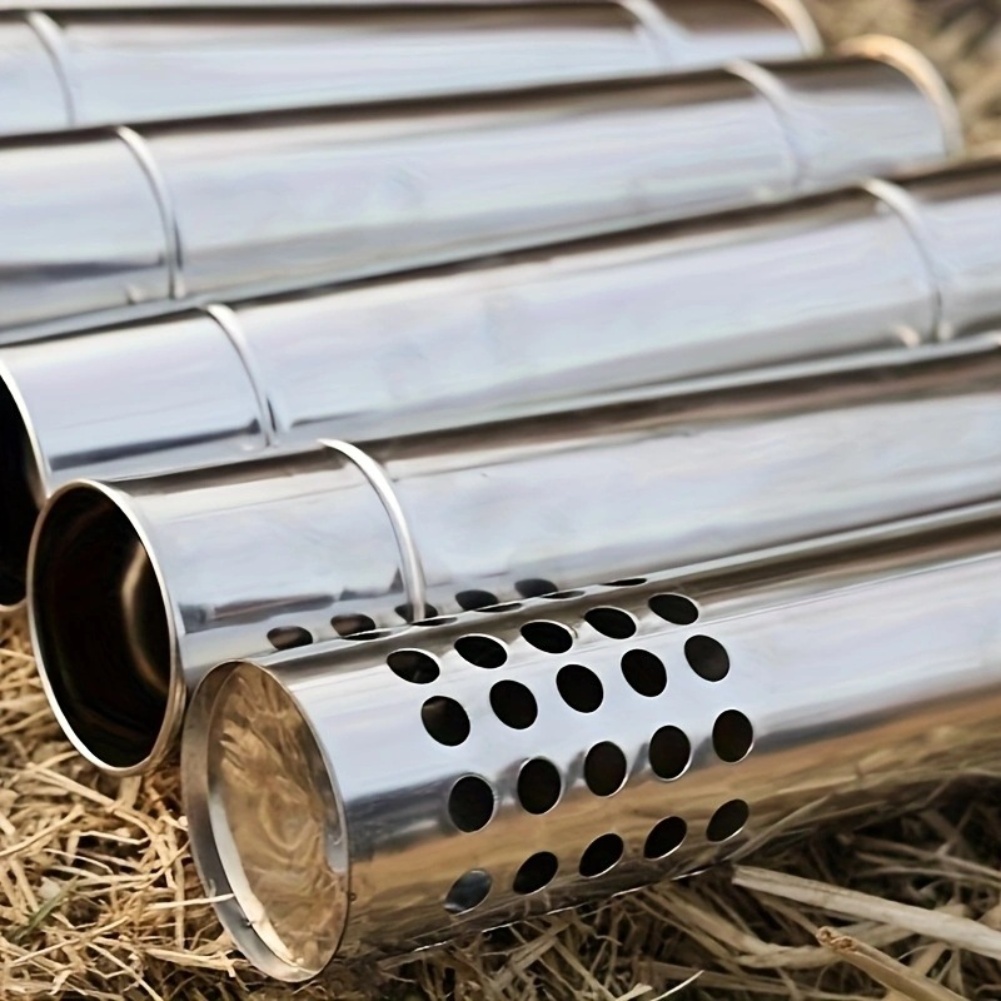 Stainless Steel Smoke Pipe Kit - Outdoor Camping Stove Wood reseña y precio