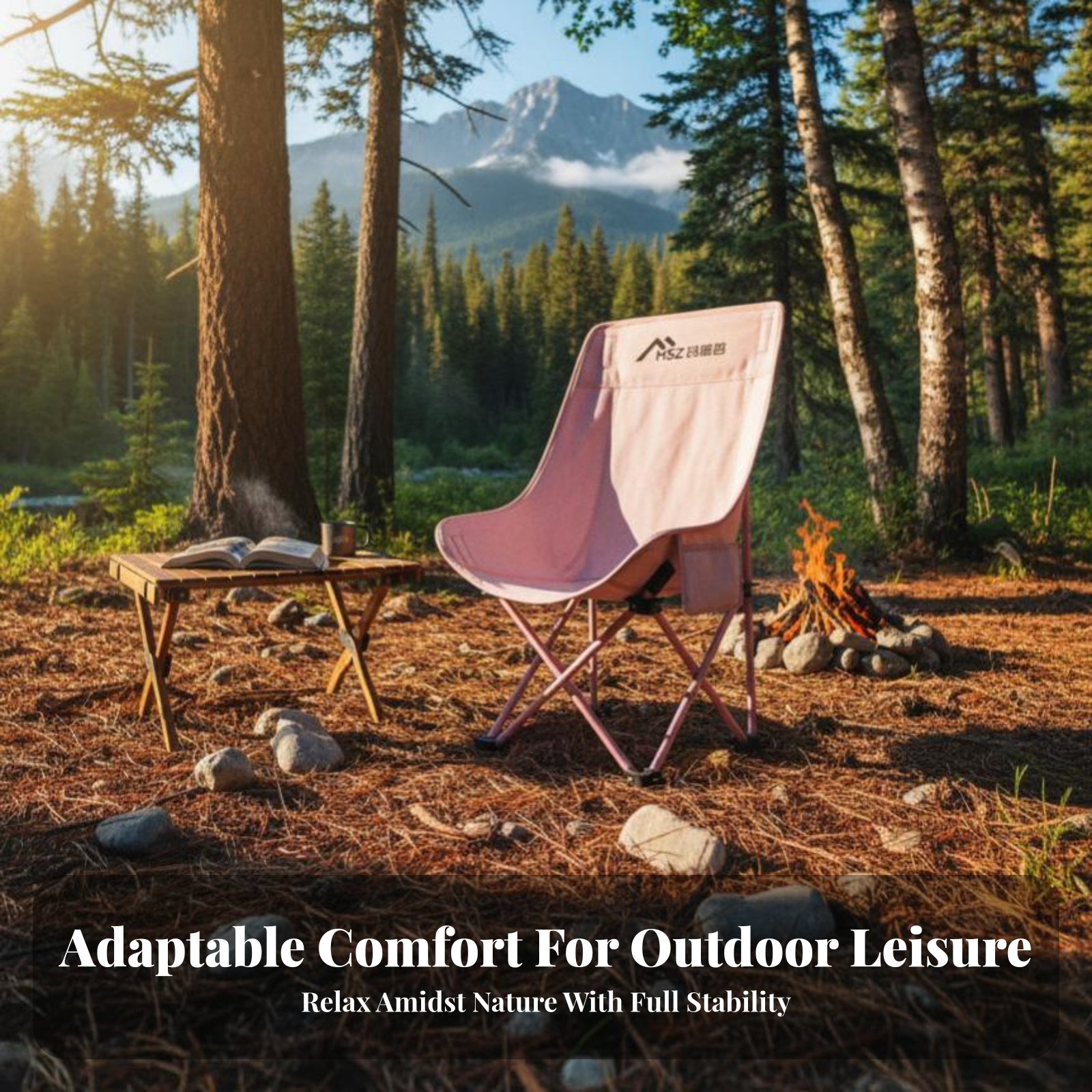 Foldable Mesh High Back Chair  - Outdoor Camping Recliner reseña y precio