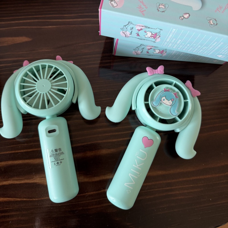 Hatsune Miku Mini Handheld Fan - Outdoor Y Camping reseña y precio