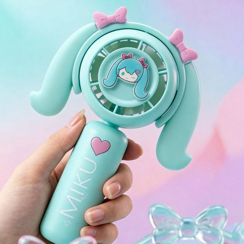Hatsune Miku Mini Handheld Fan - Outdoor Y Camping reseña y precio