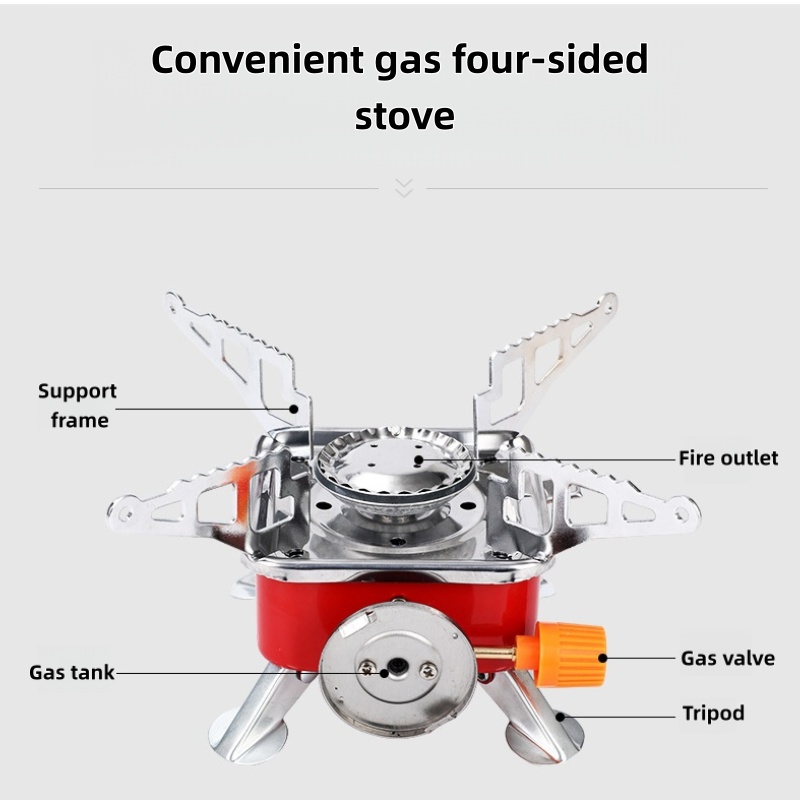 Outdoor Mini Square Stove Camp - Outdoor Camping Oven reseña y precio