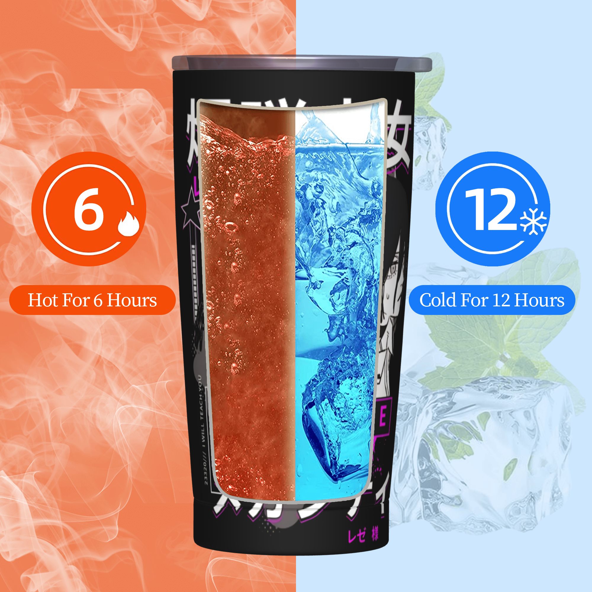 Chainsaw Man Reze Tumbler Vacu - Vacuum Insulated Flask reseña y precio