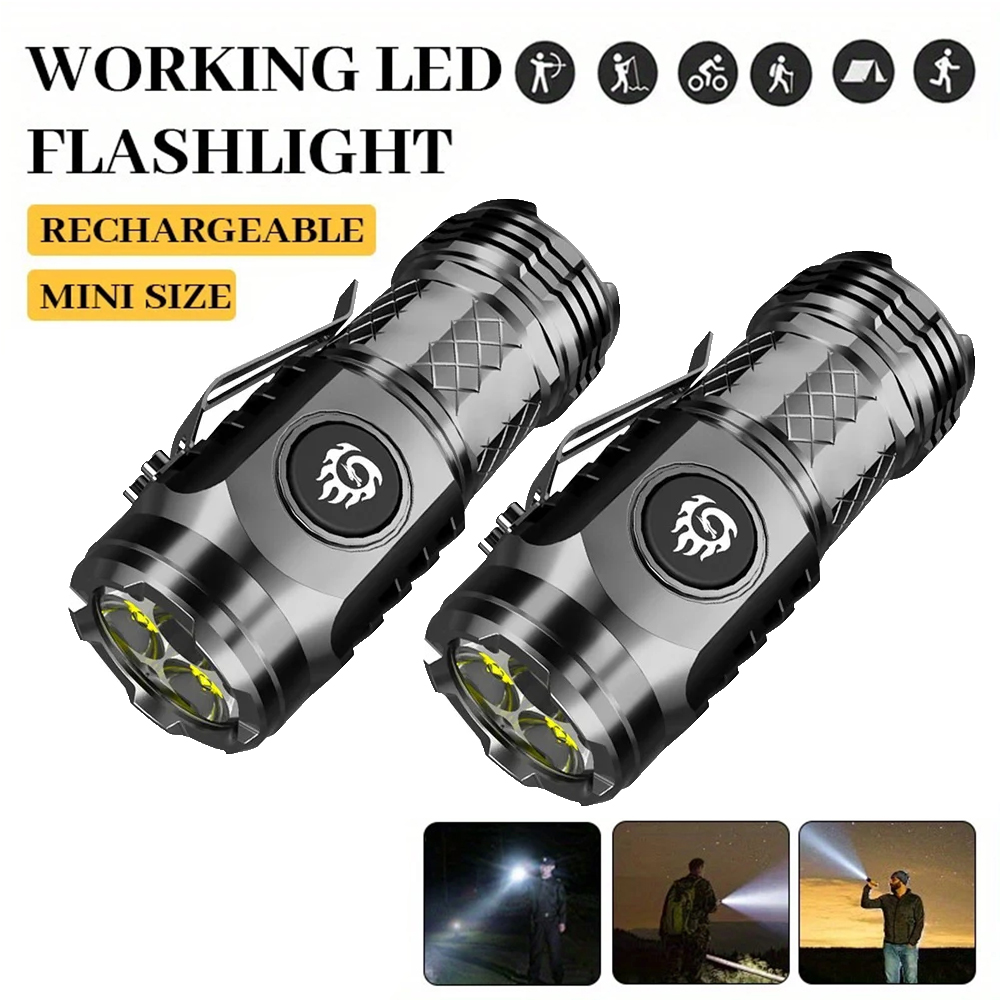 High Strong Power LED Flashlig - Battery Outdoor Camping reseña y precio