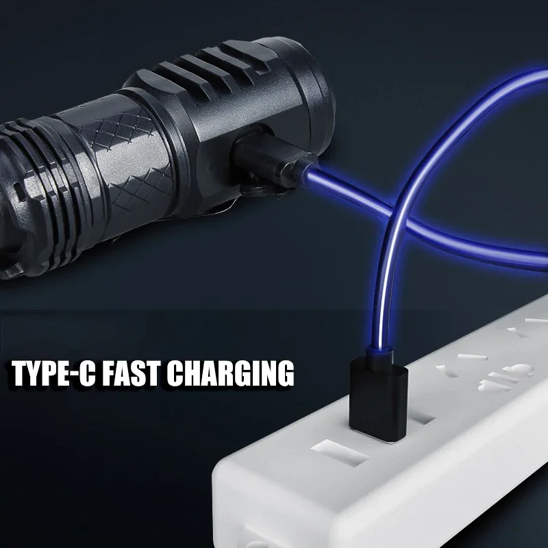 High Strong Power LED Flashlig - Battery Outdoor Camping reseña y precio