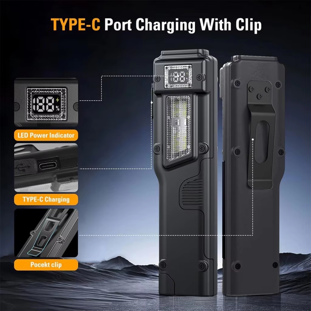 Ultra-Thin EDC Rechargeable LE - Outdoor Camping Adventure reseña y precio