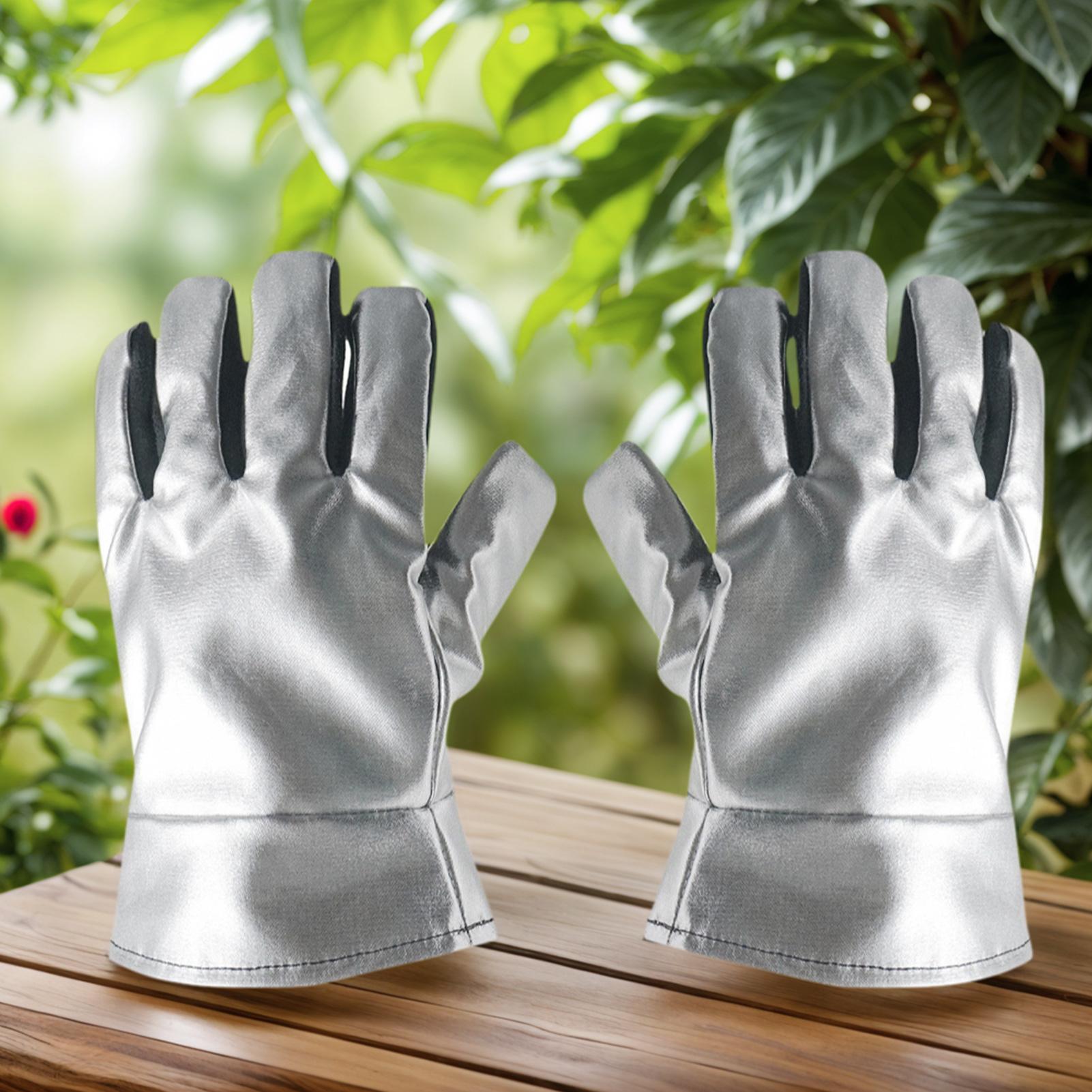 Grill Gloves Insulated Anti-Sc - Outdoor Camping Oven reseña y precio