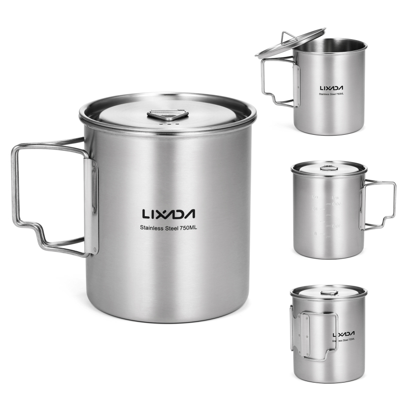 Lixada 750ml Cup Outdoor Stain - Outdoor Camping Kitchen Table reseña y precio
