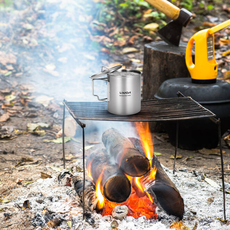 Lixada 750ml Cup Outdoor Stain - Outdoor Camping Kitchen Table reseña y precio