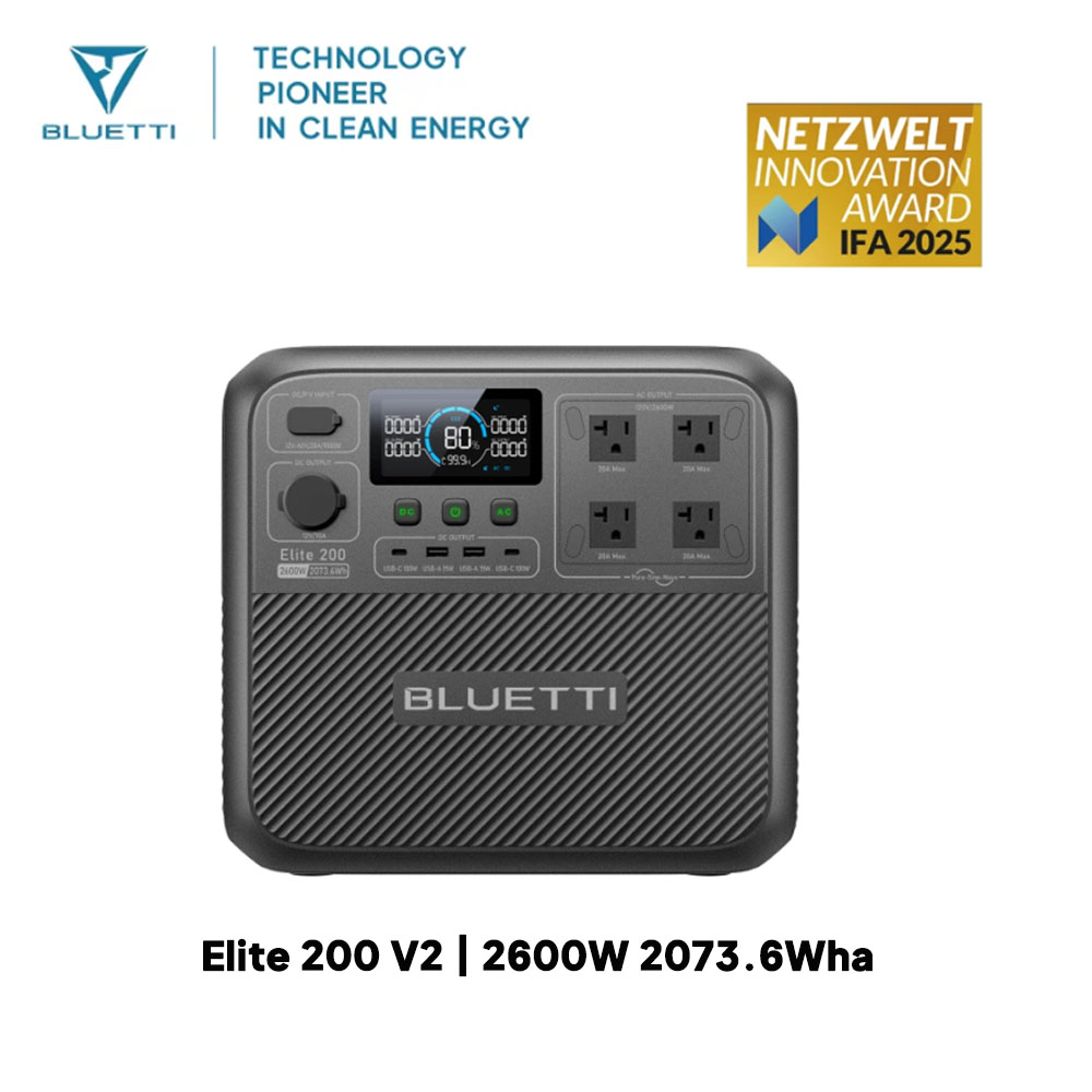【Renew】BLUETTI Elite 200 V2 Po - Outdoor Camping Oven reseña y precio