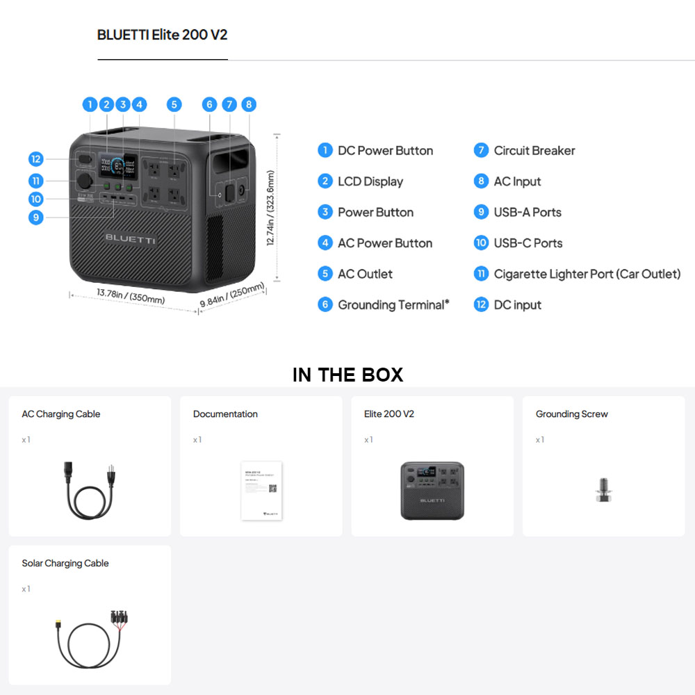 【Renew】BLUETTI Elite 200 V2 Po - Outdoor Camping Oven reseña y precio
