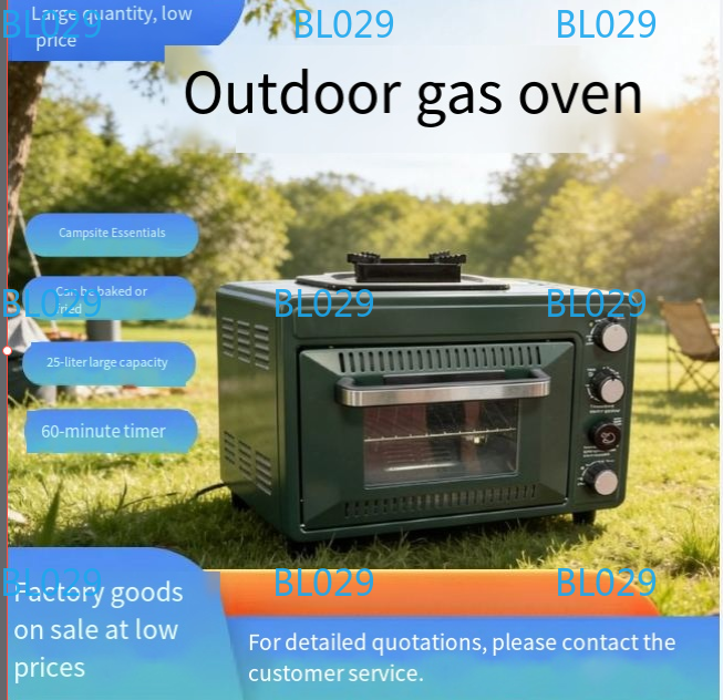 Portable small baking oven Hou - Outdoor Camping Oven reseña y precio