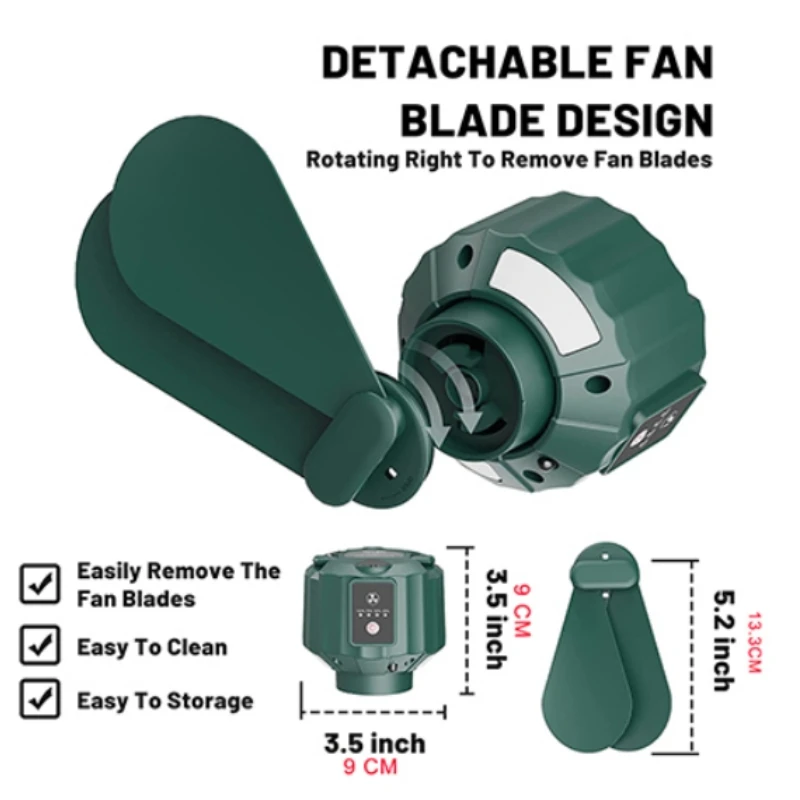 High Power Led Tent Ceiling Fa - Outdoor Camping Fan reseña y precio