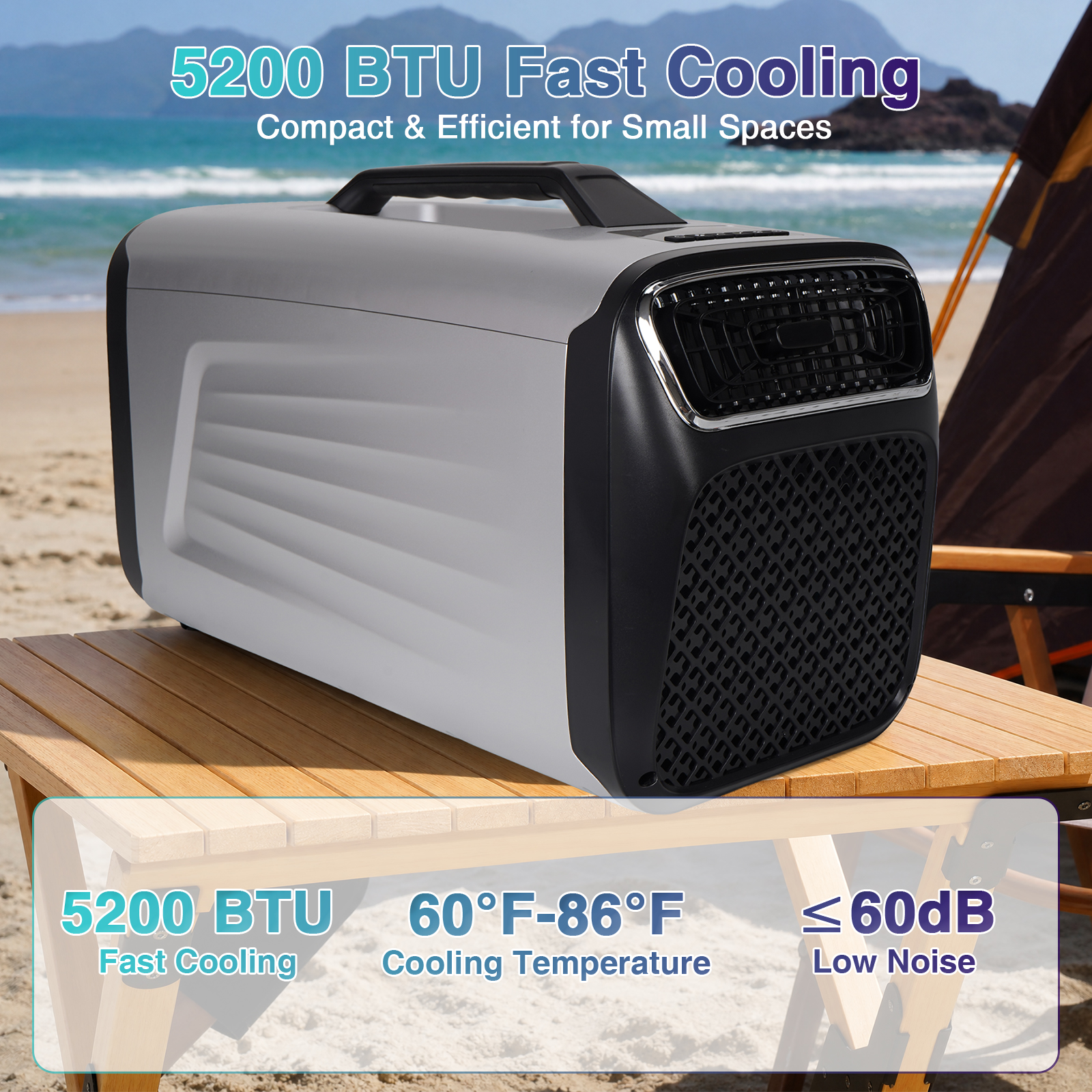 Portable Camping Tent Air Cond - Outdoor Camping Air Conditioner reseña y precio