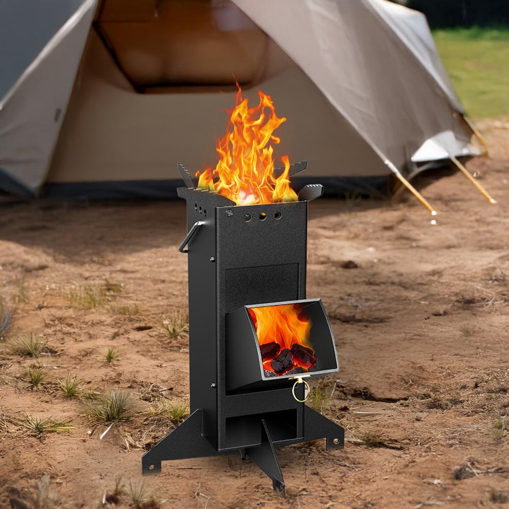 Portable Wood Burning Stove Ou - Outdoor Camping Stove Wood reseña y precio