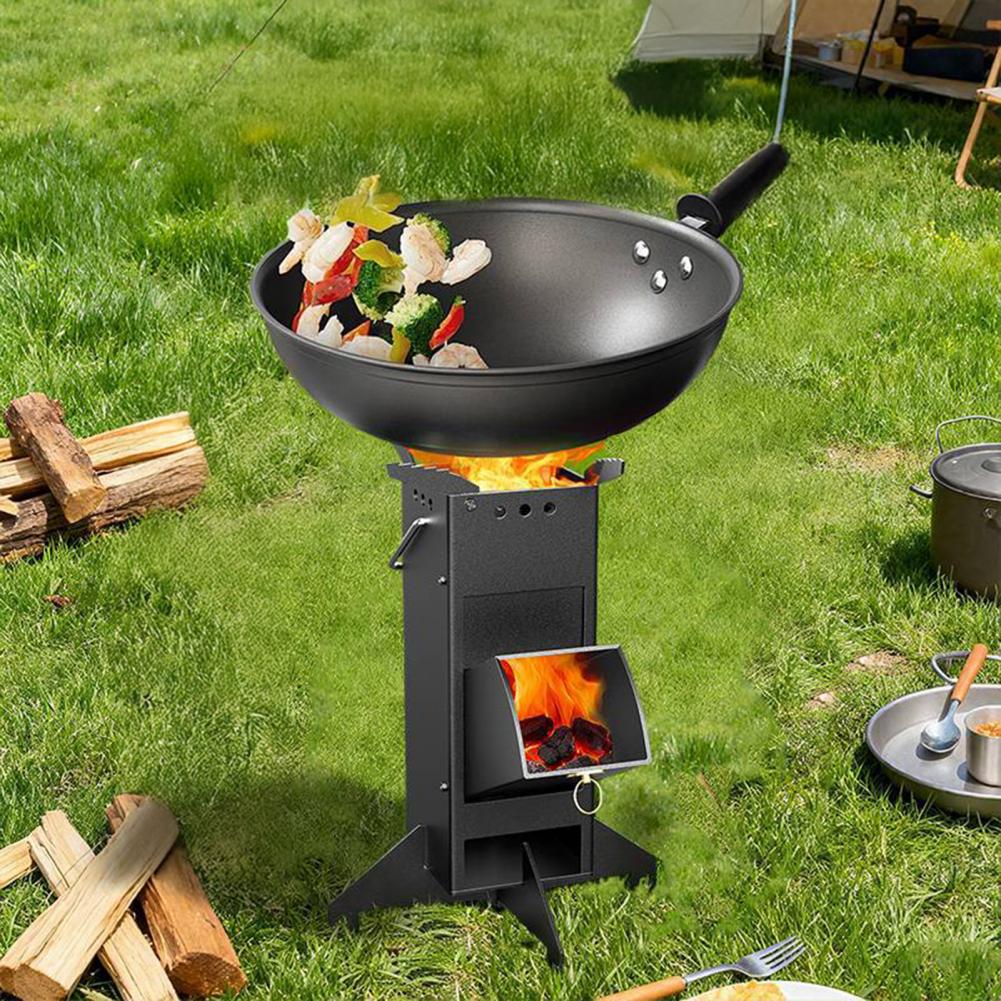 Portable Wood Burning Stove Ou - Outdoor Camping Stove Wood reseña y precio