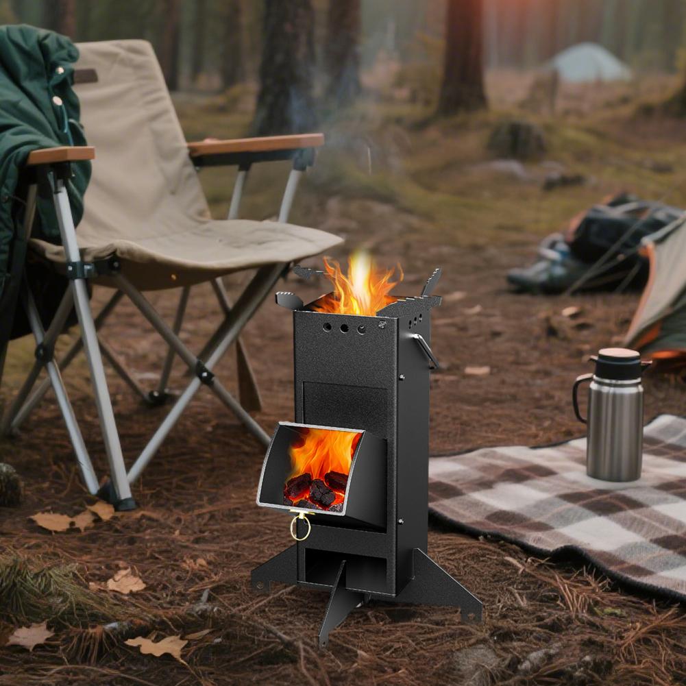 Portable Wood Burning Stove Ou - Outdoor Camping Stove Wood reseña y precio