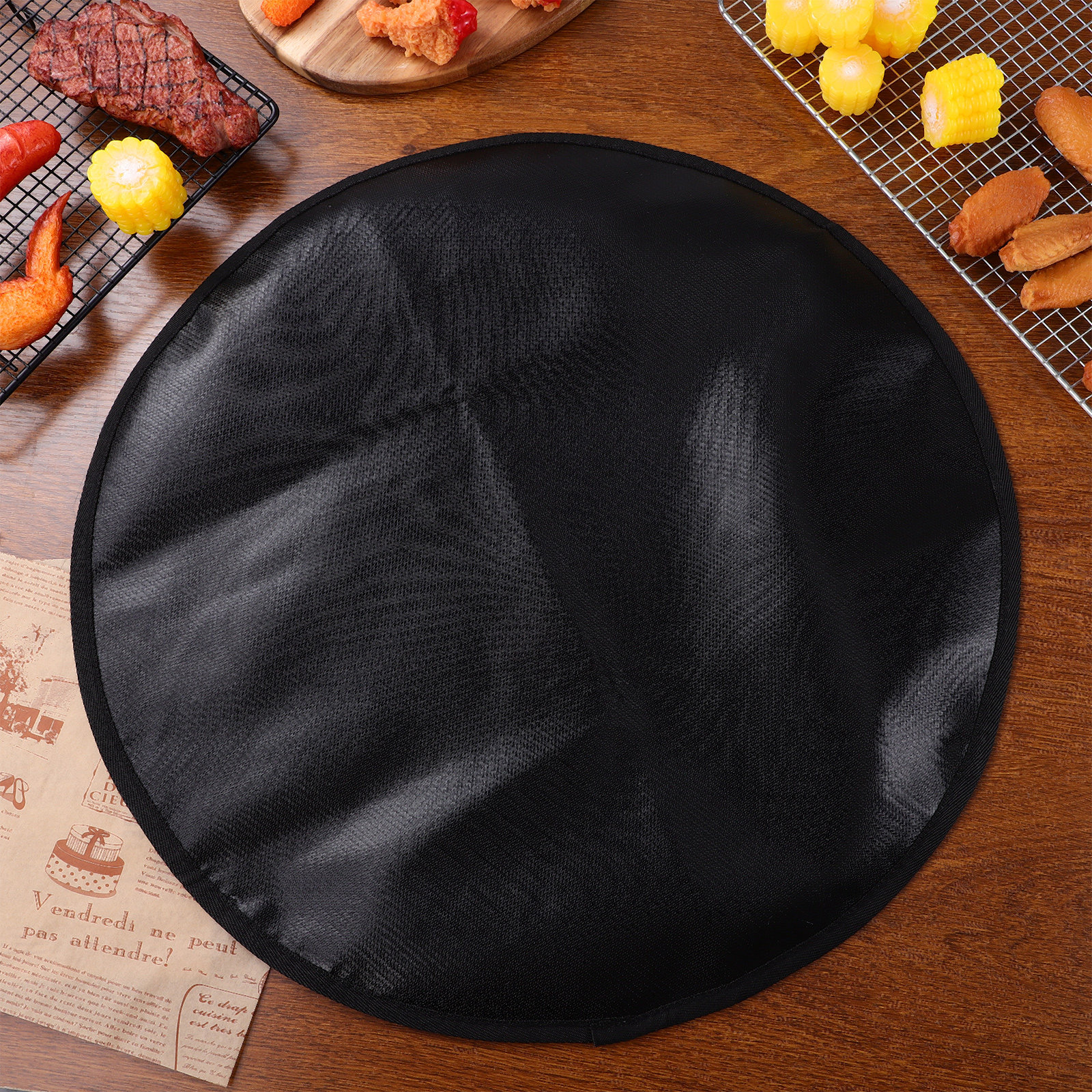 Fire Pit Mat Silicone Fireproo - Outdoor Gas Stove reseña y precio