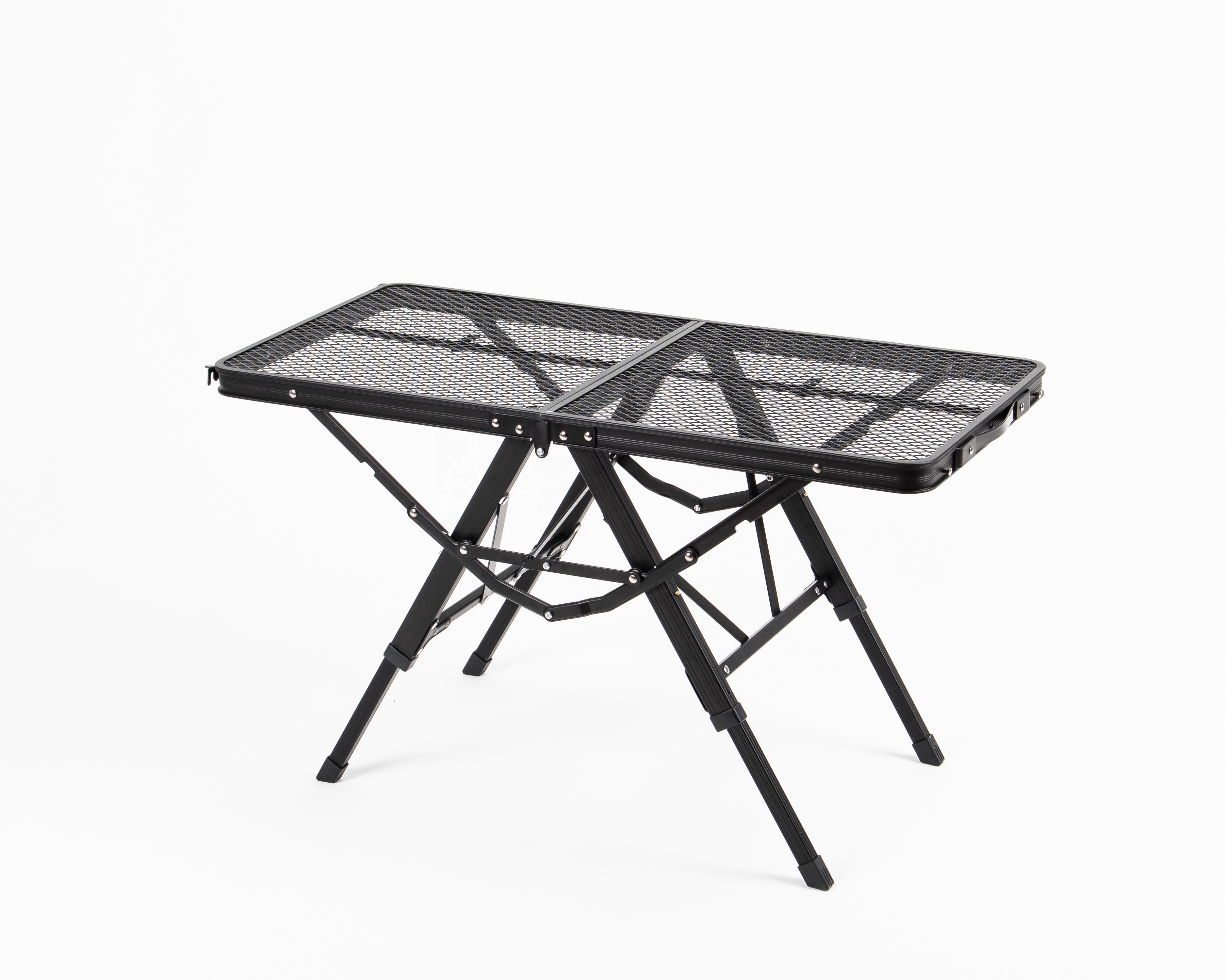 Steel Mesh Folding Camping Tab - Outdoor Camping Cooking Table reseña y precio