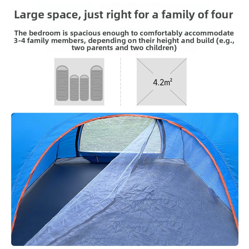 Tent Outdoor Camping Double Qu - Camping Quad reseña y precio