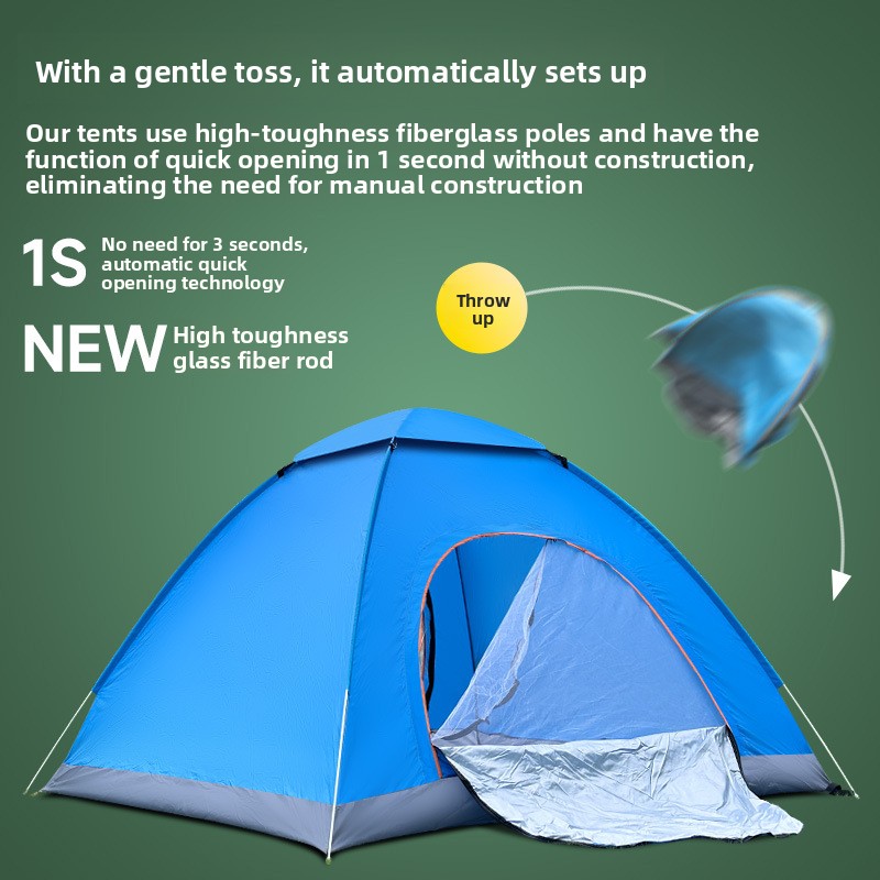 Tent Outdoor Camping Double Qu - Camping Quad reseña y precio