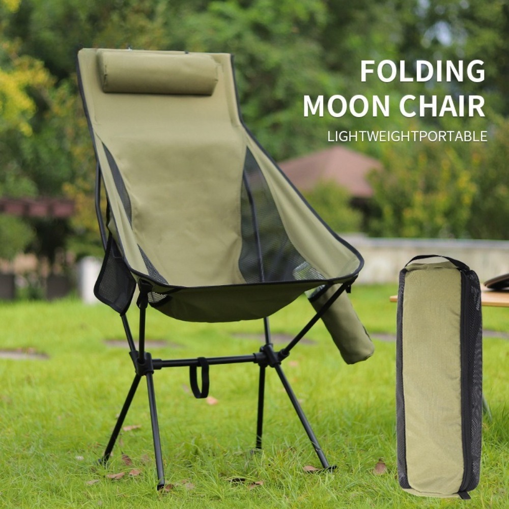 Outdoor Folding Portable Moon  - Outdoor Camping Recliner reseña y precio