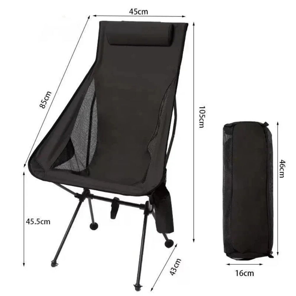 Outdoor Folding Portable Moon  - Outdoor Camping Recliner reseña y precio