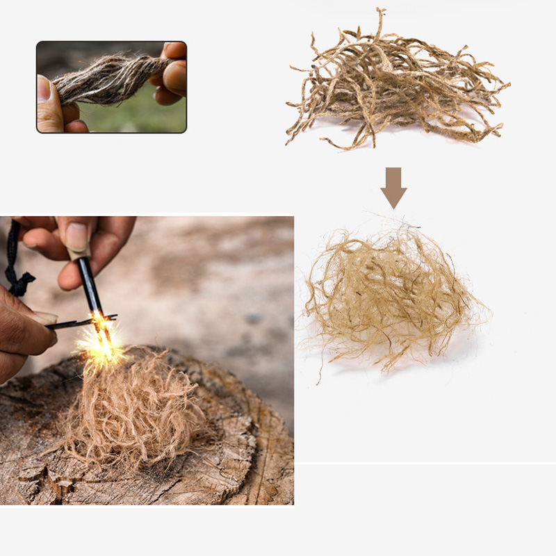Outdoor Mini Wax Hemp Rope Por - Outdoor Camping Stove Wood reseña y precio