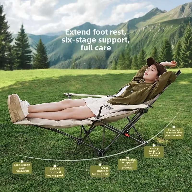 Folding Recliner Portable Camp - Outdoor Camping Recliner reseña y precio