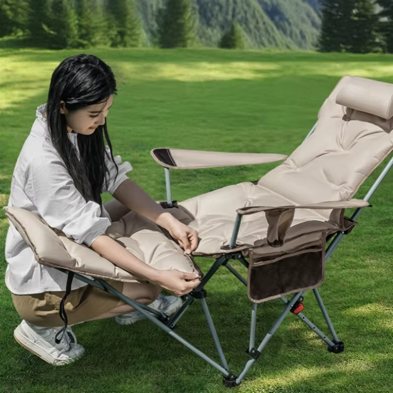 Folding Recliner Portable Camp - Outdoor Camping Recliner reseña y precio