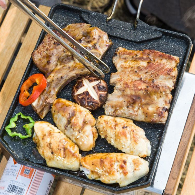 Outdoor camping barbecue pan H - Outdoor Camping Oven reseña y precio