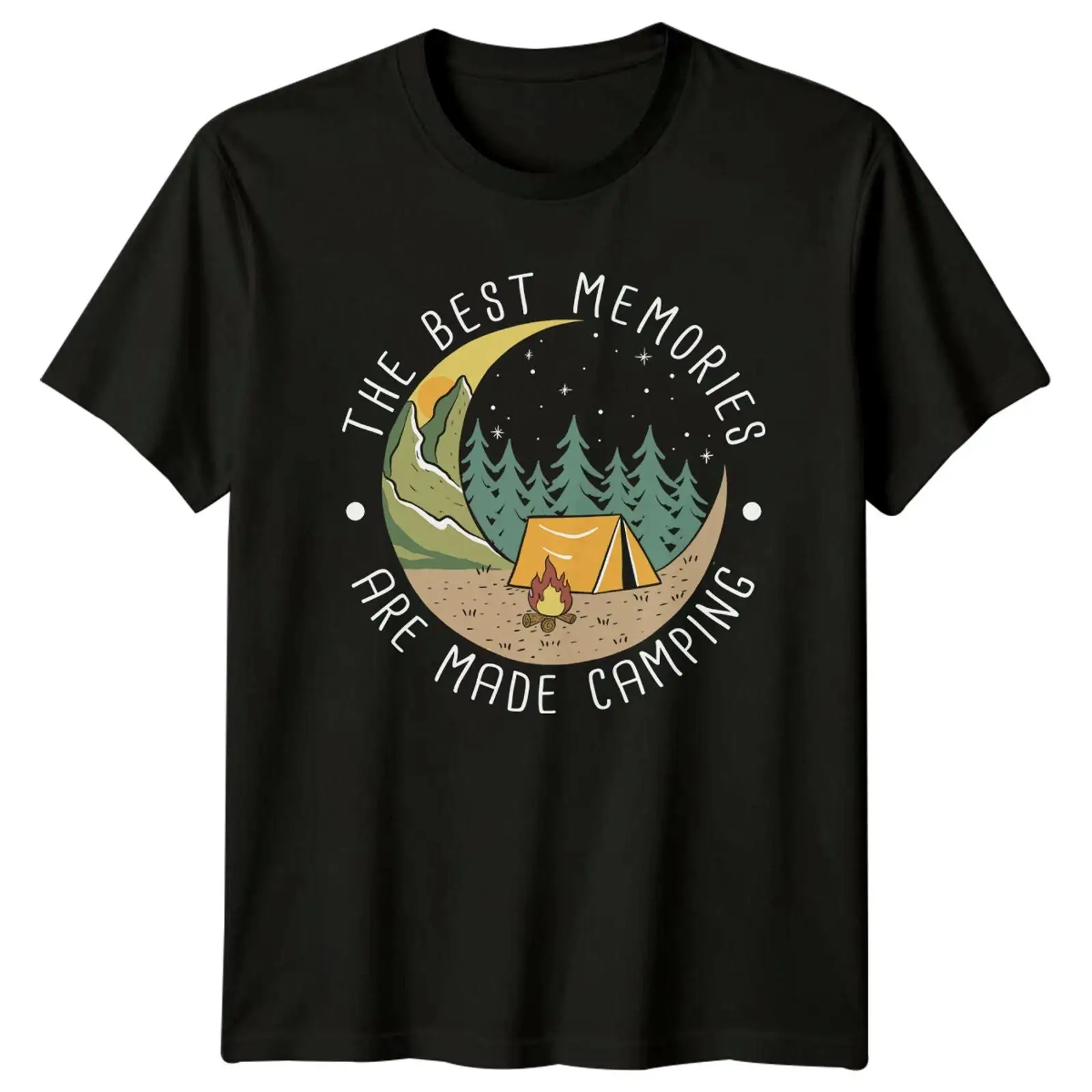 Best Memories Camping T Shirt  - Camping Zelt Outdoor reseña y precio