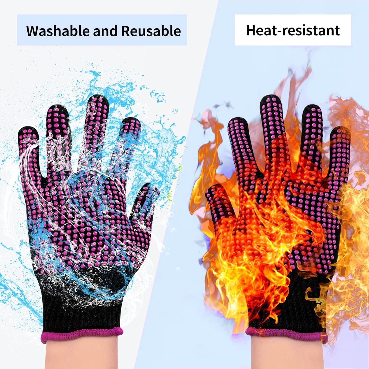 1 Pair Barbecue Anti-scald Glo - Outdoor Camping Oven reseña y precio