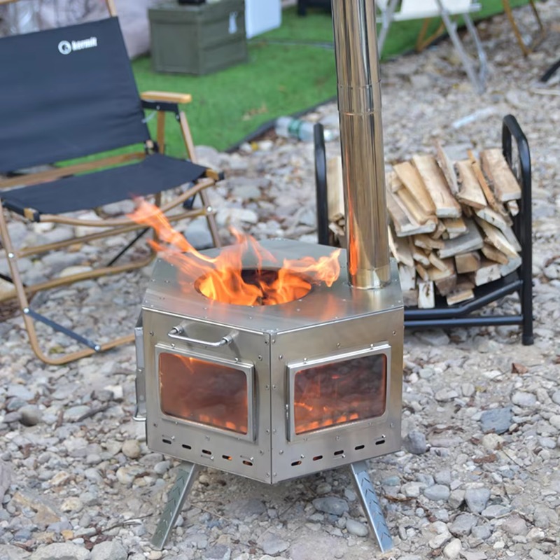 【Popular】Folding Multipurpose  - Outdoor Camping Stove Wood reseña y precio