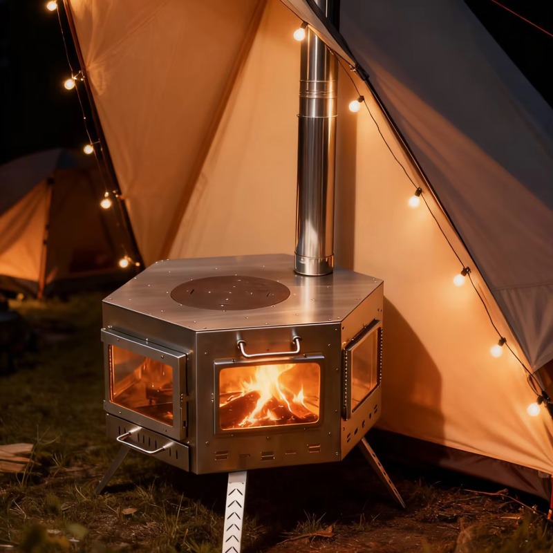 【Popular】Folding Multipurpose  - Outdoor Camping Stove Wood reseña y precio
