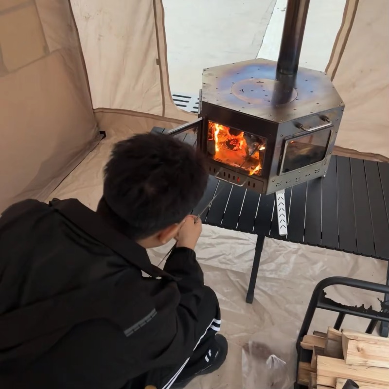 【Popular】Folding Multipurpose  - Outdoor Camping Stove Wood reseña y precio
