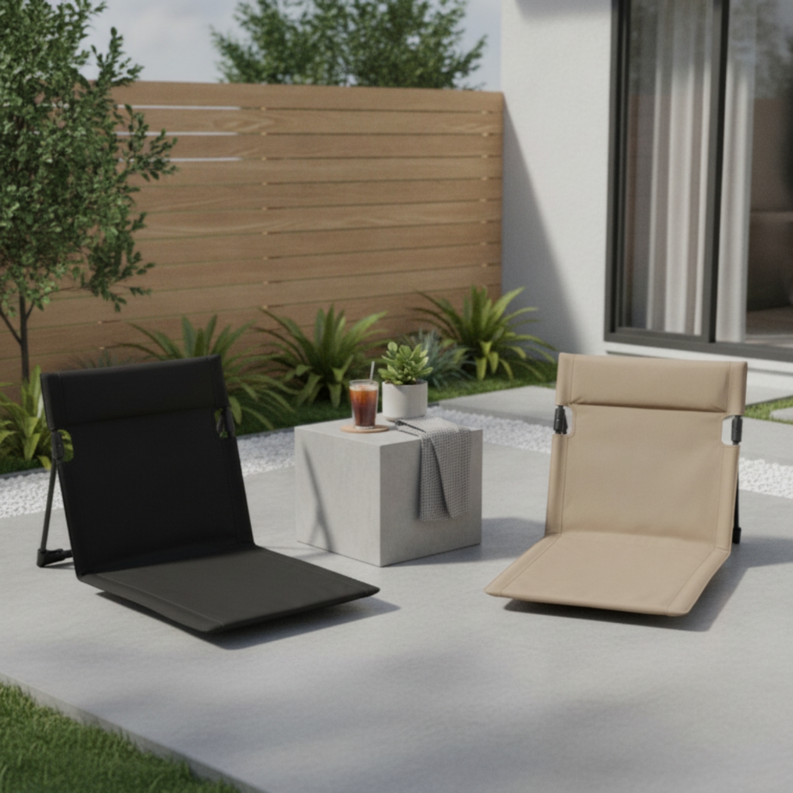 Foldable Floor Lounger Outdoor - Outdoor Camping Recliner reseña y precio