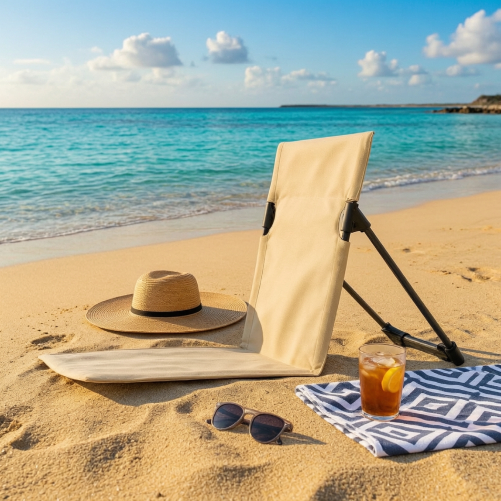 Foldable Floor Lounger Outdoor - Outdoor Camping Recliner reseña y precio