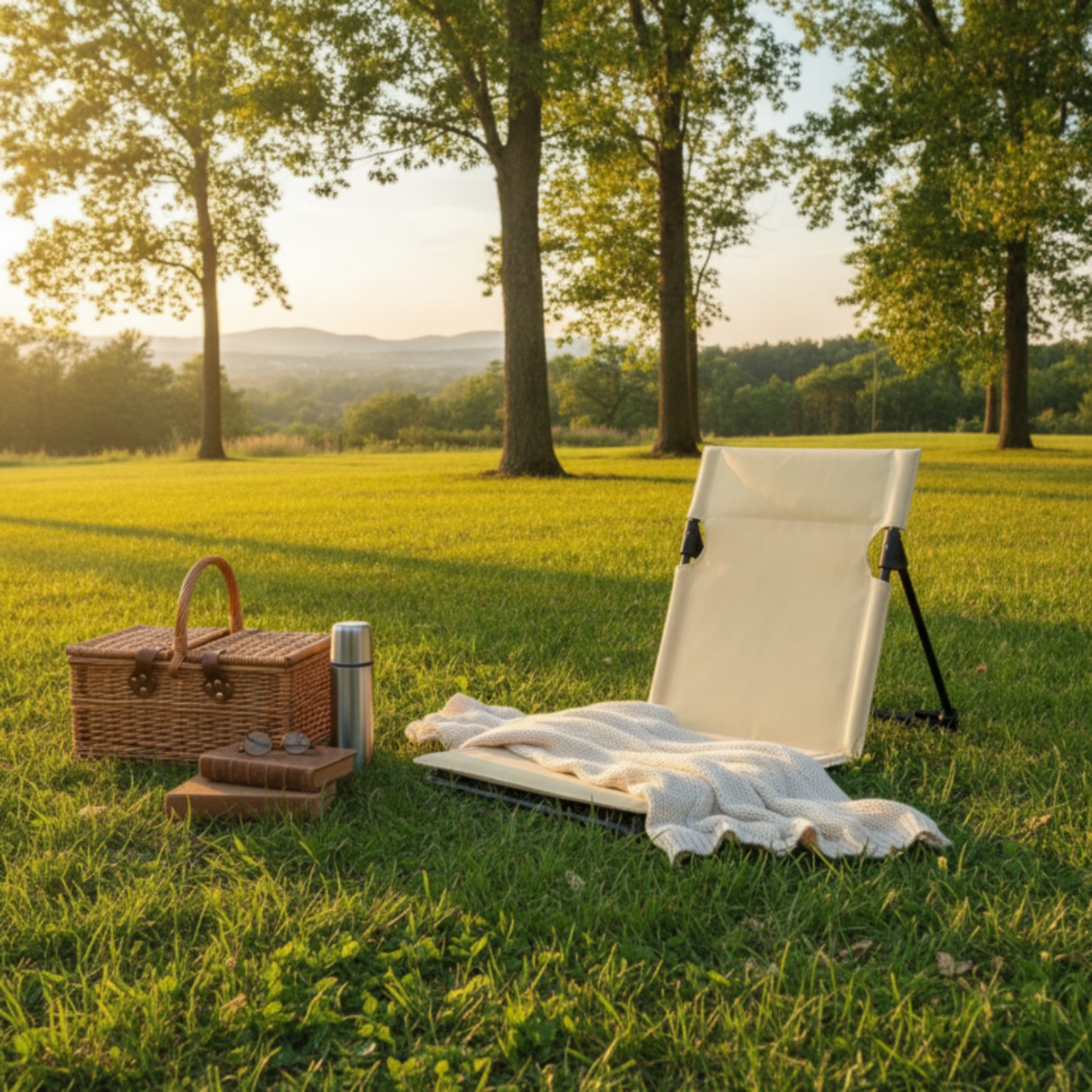Foldable Floor Lounger Outdoor - Outdoor Camping Recliner reseña y precio
