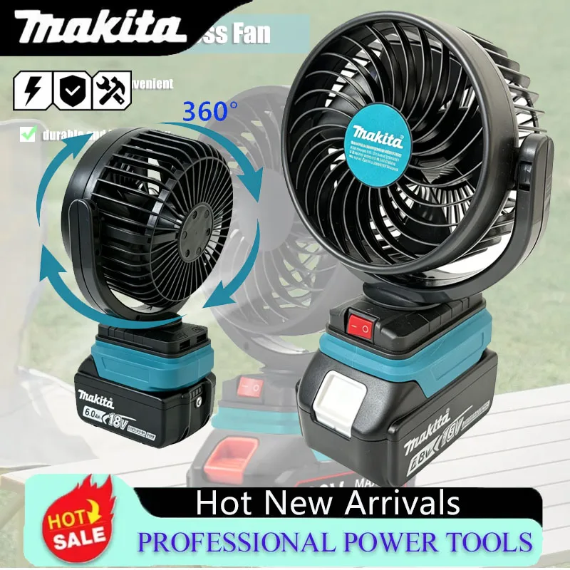 Makita Cordless Wireless Recha - Outdoor Camping Fan reseña y precio