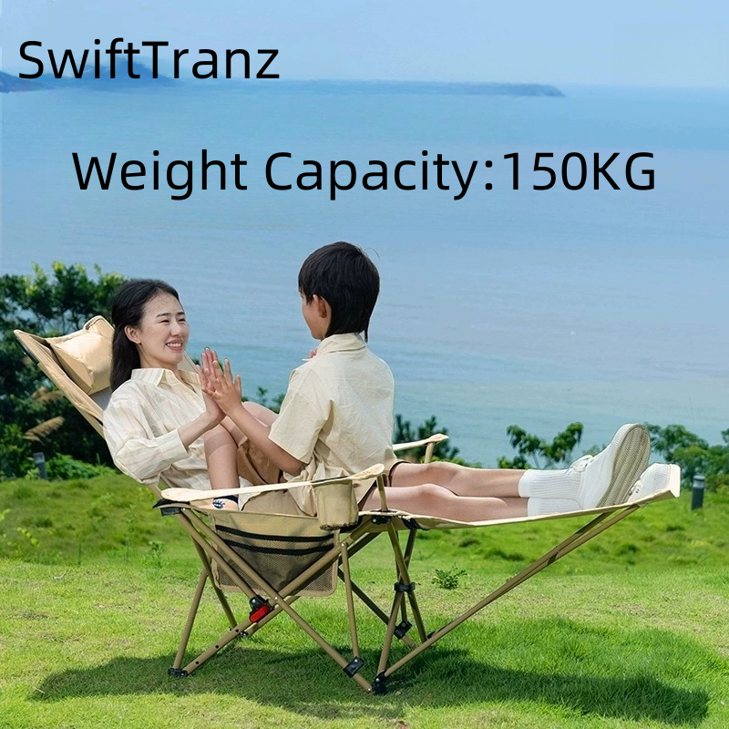 SwiftTranz Portable Steel Fold - Outdoor Camping Recliner reseña y precio
