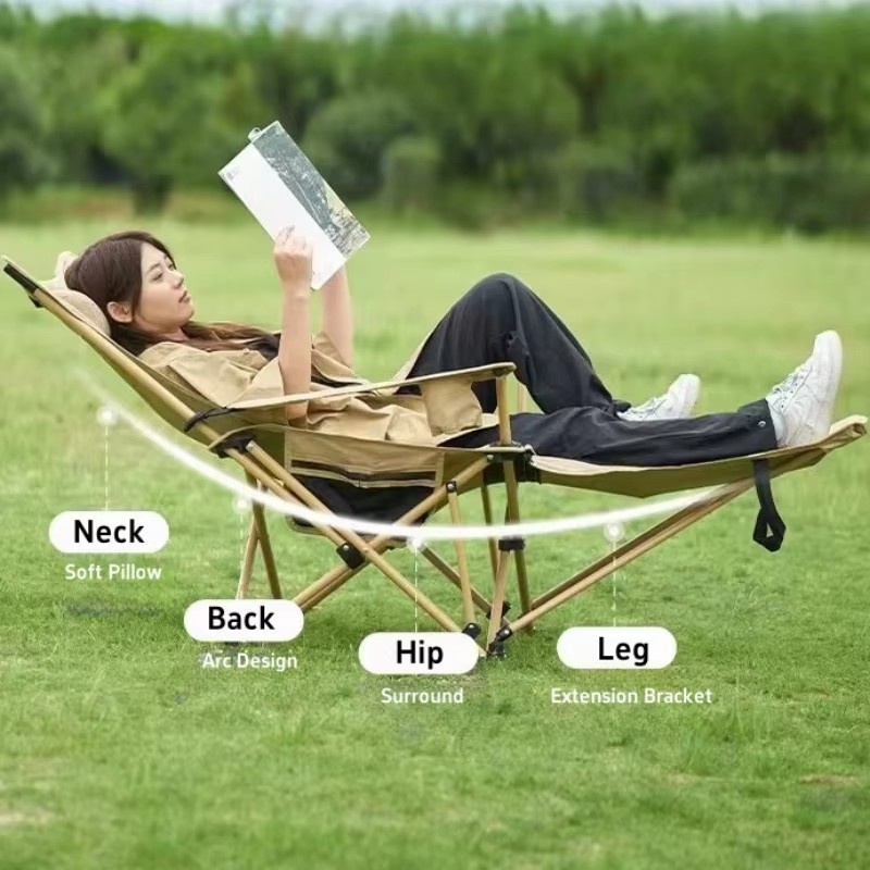 SwiftTranz Portable Steel Fold - Outdoor Camping Recliner reseña y precio