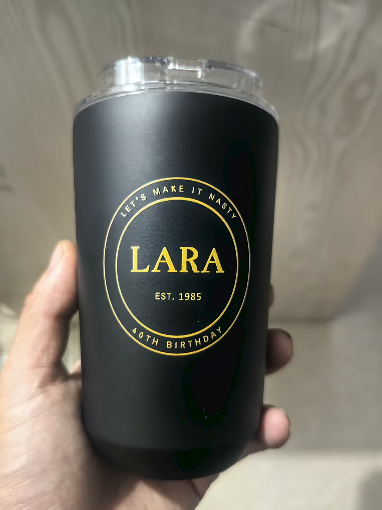 Tumbler Thermos Cup Milky Whit - Vacuum Insulated Flask reseña y precio